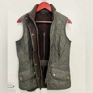 Barbour Wray Gilet, Olive, US 8 / UK 12